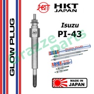 HKT 100% Made In Japan Heater Glow Plug PI-43 / 9-82513959-0 for Isuzu Truck Tractor Bus ELF 150 4BB