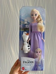 （正版）Frozen Elsa Olaf barbie公仔