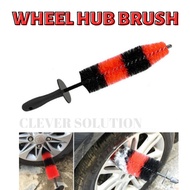 Wheel Rim Hub Brush Hub Scrub Cleaning Berus Rim Cuci Rim Kereta Car Detailing Tool Berus Rim