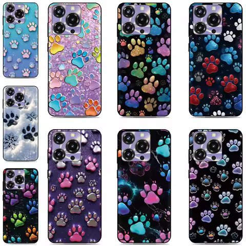 Dog Paw Print Phone Case For Alcatel V3 Pro Classic 1B 1S 1SE 3L 1 1C 1X 1V 2019 2020 2021 2022 Voda
