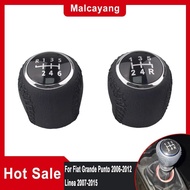 Manual 5/6 Speed Gear Shifter Knob Stick Lever Head High Performance For Fiat Grande Punto 2006-2012