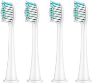 4 Pack Adult Replacement Toothbrush Heads Compatible with Philips Sonicare Replacement Heads, Electric Brush Head Refills