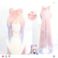 Coral Miyashin Kokomi Kokomi cos Wig Gradient Style