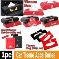 Car Leather Tissue Box Holder card pen tisu Proton Perodua Toyota visor dashboard axia alza myvi bez