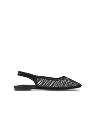 a.moment-BIG MESH SLINGBACK SANDALS
