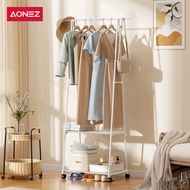 AONEZ Rak Gantungan Baju Serbaguna Jemuran Baju Lipat Gantung Lemari Portable Stand Hanger Rak Toko Besi Estetik