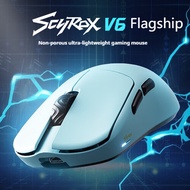 Scyrox V6 Wireless Dual Mode Gaming Mouse 8k Return Rate Pixart 3950 Sensor Omron Micro Motion 30000