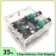 2Way 2CH 2 in 1 Out Stereo Audio Signal Mixer Mixing Board for One Way Reverb Output Headset Amplifi