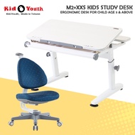 M2+XXS Kid2Youth Kids Study Table ★ Ergonomic Study Desk ★ Height Adjustable Desk ★ For Child Age 3 