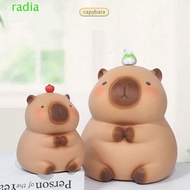 RADIANTZAP Capybara Piggy Bank, Capybara Vinyl Crayon Capybara Piggy Bank, Desktop Ornaments Waterpr