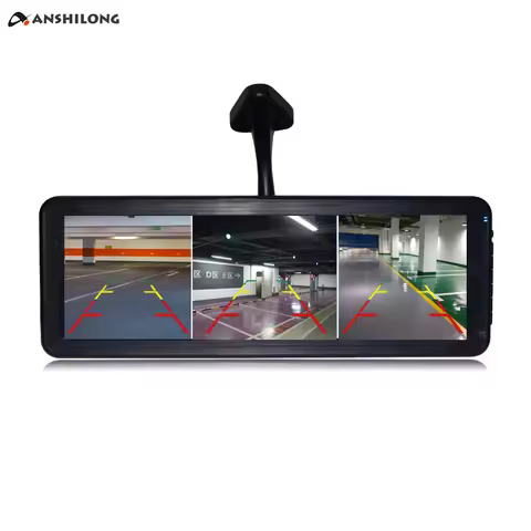 3Ch 12.2 inch Car Interior Rear View Mirror Monitor MP5 Player HDMI-compatible,1024x310 Can Display 