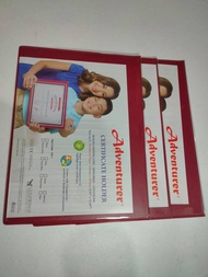 Adventurer Certificate Holder Diploma Holder Size 9  x 12  by 3 pieces