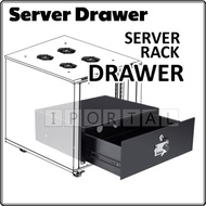 19" Rack Mount Drawer Lockable Metal 1U/2U/3U/4U Server Cabinet