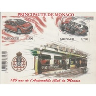 Monaco Country Stamps Sheet: 120 Years Automobil Club 2552