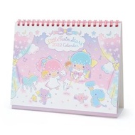 (會員專享清貨優惠價+免運費) Japan Sanrio - Little Twin Stars 日版 2022 桌上 座檯 年曆 行事曆 計劃表 月曆 日曆 工作表 桌曆 雙子星 kiki lala