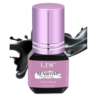 Lash Sensitive Eyelash Extension Glue - Latex-Free6-7weeks Long Lasting1s Drying TimeStrong HoldHypo