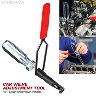 LOOKSHOW Car Valve Adjustment Tool Slotted Valve Tappet Wrench Camshaft Lock Nut Spanner Fit for Toy