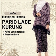 ZOE ARISSA BAJU KURUNG MODEN RAYA 2024 Nada Pario Kurung Kaftan Oversized plus size Saiz Besar Batik Printed lace