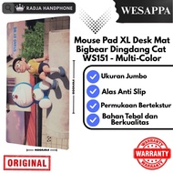 WESAPPA WS151 Mouse Pad XL Desk Mat 800x400x2mm Bigbear Dingdang Cat