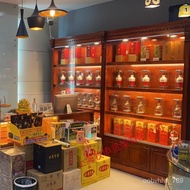 Vip🔥2022New Liquor Storage Cabinet Vintage Display Cabinet Tea Jade Liquor Storage Cabinet Product Combined Display Rack