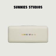 Sunnies Studios white beige glasses case