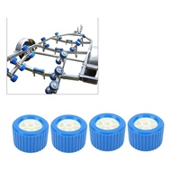 4PCS Boat Trailer Ribbed Wobble Rollers Trailer Roller Boat Ramp Rollers Boat Lift Wheels Kit for Bo