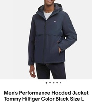 Refurbished TOMMY HILFIGER JACKET Performance Hoodies for Men เสื้อแจ็คเก็ตกันหนาว แบบมีฮู้ด ผู้ชาย