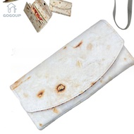GOGOUP Coin Clip, Multiple Compartments Foldable Burrito Wallet,  Burrito with Card Slots Card Holde