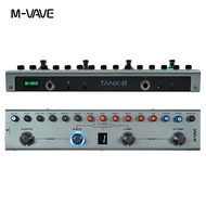 M-VAVE Multi-Effects Bass Effect Pedal Tank-B ชาร์จ 36 ที่ตั้งไว้ล่วงหน้า 9 ช่อง Preamp 8 ช่อง IR Ca