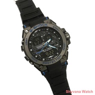 qiblat watch ◆G SHOK STEEL 2395DIGITAL ANALOG WATCH READY STOCK