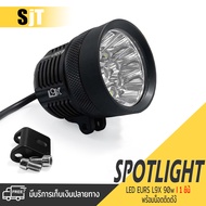 ไฟสปอร์ตไลท์ LED EURS L9X 90w ทรงกลม ติดมอไซค์ ไฟตัดหมอก สปอตไล หน้า ไฟLED อะไหล่เเต่ง มอเตอร์ไซค์