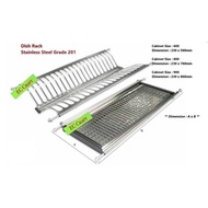 Hebat !!️ Dish Rack Stainless Steel/Dish Dryer Rack