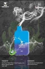 terlaris vaamocce disposable 5500 puffs - mint