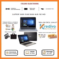 PROMO CUCI GUDANG HARGA TERMURAH LAPTOP ASUS X441 RAM 4GB /512 SSD FREE GIFT MOUSE+TAS