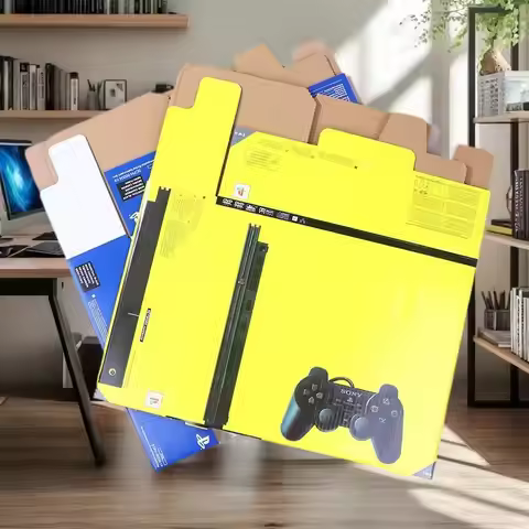 Safe and Secure 1PCS New Packing Boxes for PS2 7W 77004 and PS2 9W 90004 Game Consoles