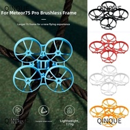 QINJUE FPV Drone Frame Kit, Micro Brushless 75 FPV Brushless Crossover Drone Rack,  Plastic 7 Colors