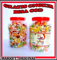 1 TOPLES PERMEN UNION MINI DROPS ISI 400 PCS /PERMEN MINI ANEKA RASA