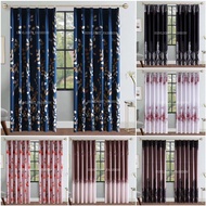 SF_ LANGSIR (120*220cm) Hook Type  Features in 1 Curtain / Semi Blackout Curtain / Pintu Door Curtai