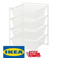 IKEA JONAXEL Frame with mesh baskets, Rak Serbaguna, Multiple Use Rack, Laudry Rack, Clothes Rack 50