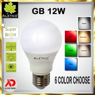 ALETKO LED Globe Bulb GB 12W [Super Daylight] Extra Bright