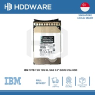 IBM 10TB 7.2K 12G NL SAS 3.5" G2HS 512e HDD // 00YK336 // 00YK337 // 00YK340