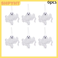 SHPYHT 6 12 24pcs Halloween ma biểu ngữ treo trang trí đáng sợ ma Ma Ma Prop cho Đảng Halloween tran