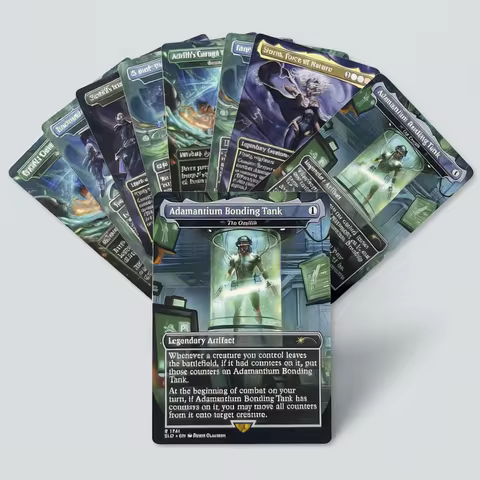 SLD HOLO24/001 Tcg Proxy Cards Ezio Auditore Da Firenze Sword of Feast and Famine Liliana of The Dar