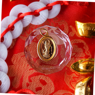 GUAN YIN PENDENT - 24K GOLD FOIL GUAN YIN PENDENT