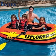 WITH PADDLE INTEX Boat Intex Inflatable Boat Kayak Inflatable Boat Bot Inflatable Bot Angin Intex Ex