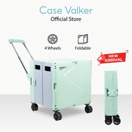 Case Valker x HDY 75L Upgraded Thicken Large Size Foldable Shopping Trolley Cart 4 Wheels / Climber