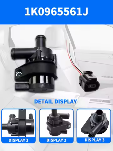 1K0965561J Cooling Water Pump Car Auto Additional Auxiliary Electric 12V for Jetta Golf CC volkswage