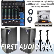 terlaris Paket 11 soundsystem cafe Ashley act600pro 15in + mixer