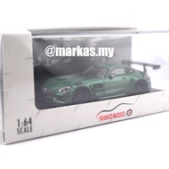 RHINO MODEL 1/64 MERCEDES AMG GTS GREEN
