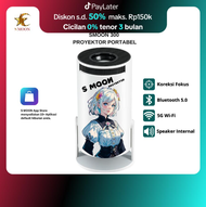 PRATIWI NOVI X SMOON INDONESIA Smoon300 Smart Projector/LCD TV 180 Lumens wifi Bluetooth Ultra HD Mi
